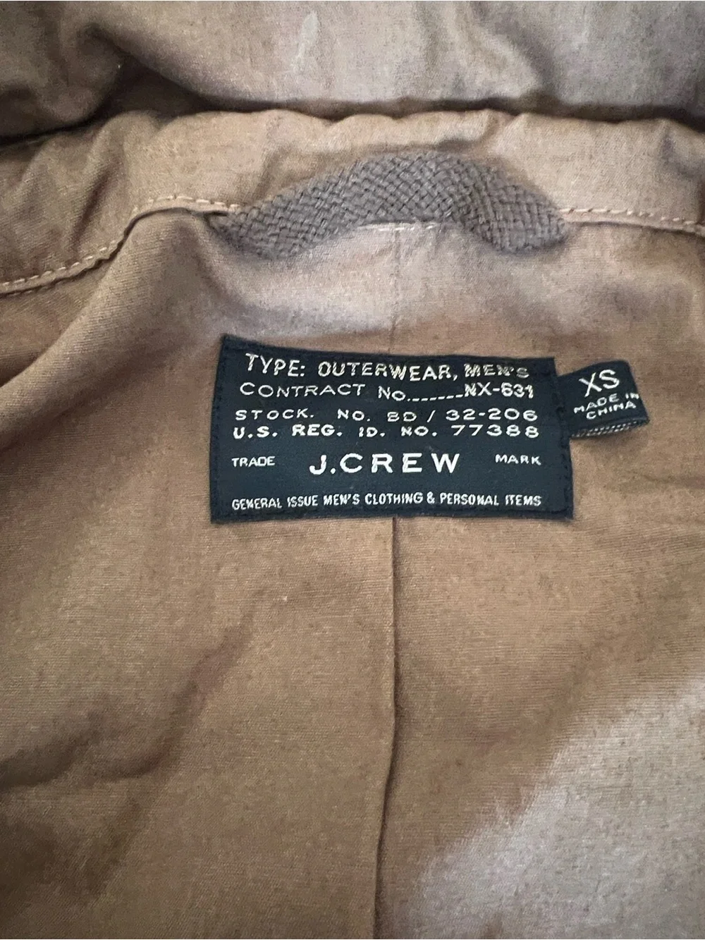 J. Crew Tan Utility Field Jacket